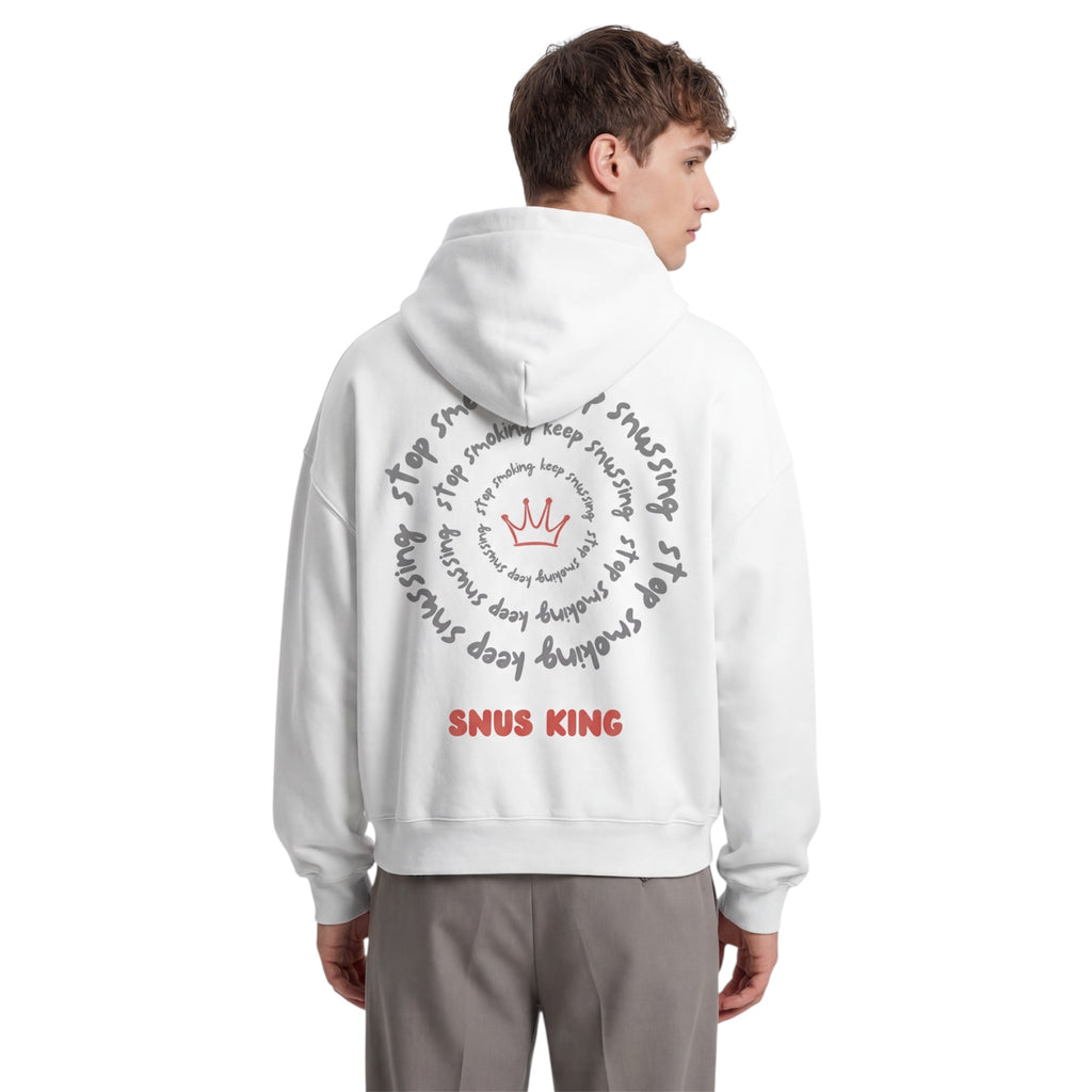 Circle graphic unisex boxy fit hoodie